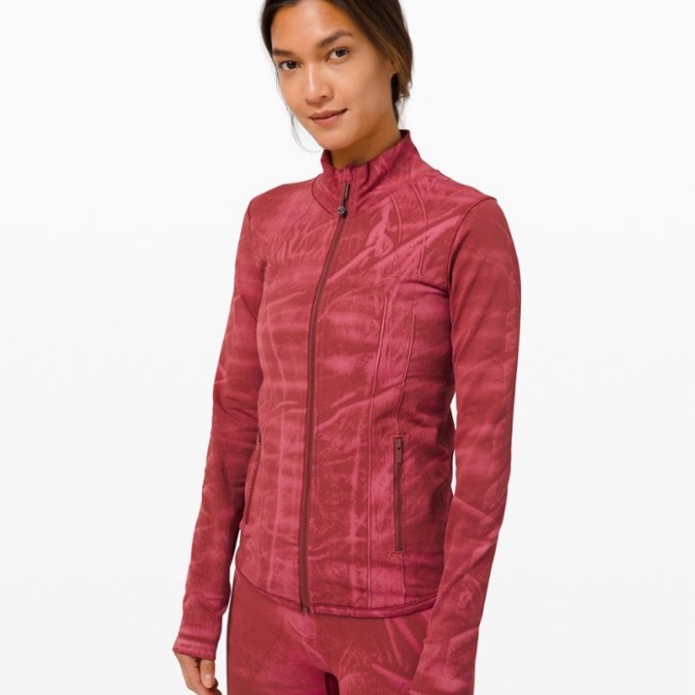 NWT Lululemon Ebb to Street Define Jacket Chianti